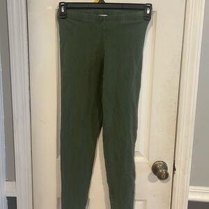 NWT Topshop Olive Green Stretch High-Waist Leggings